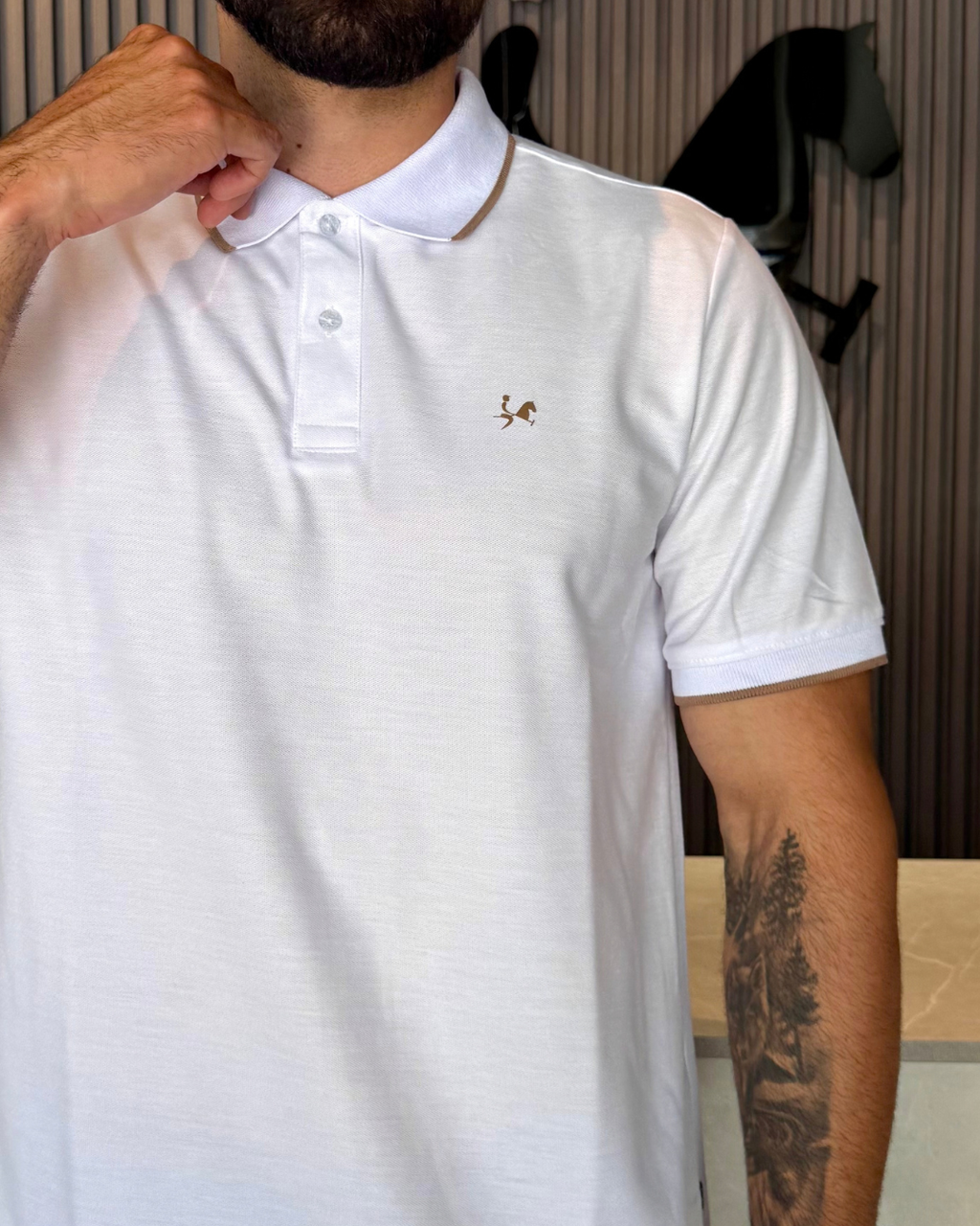 Polo Clásico para Hombre en Tela Piqué - Ref 1009 Blanco