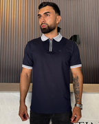 Camiseta Polo Premium para Hombre. - REF PL003 Azul Oscuro