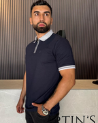 Camiseta Polo Premium para Hombre. - REF PL003 Azul Oscuro