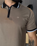 Camiseta Polo Premium para Hombre. - REF PL003 Café