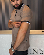 Camiseta Polo Premium para Hombre. - REF PL003 Café