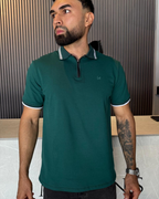 Camiseta Polo Premium para Hombre. - REF PL003 Verde Militar