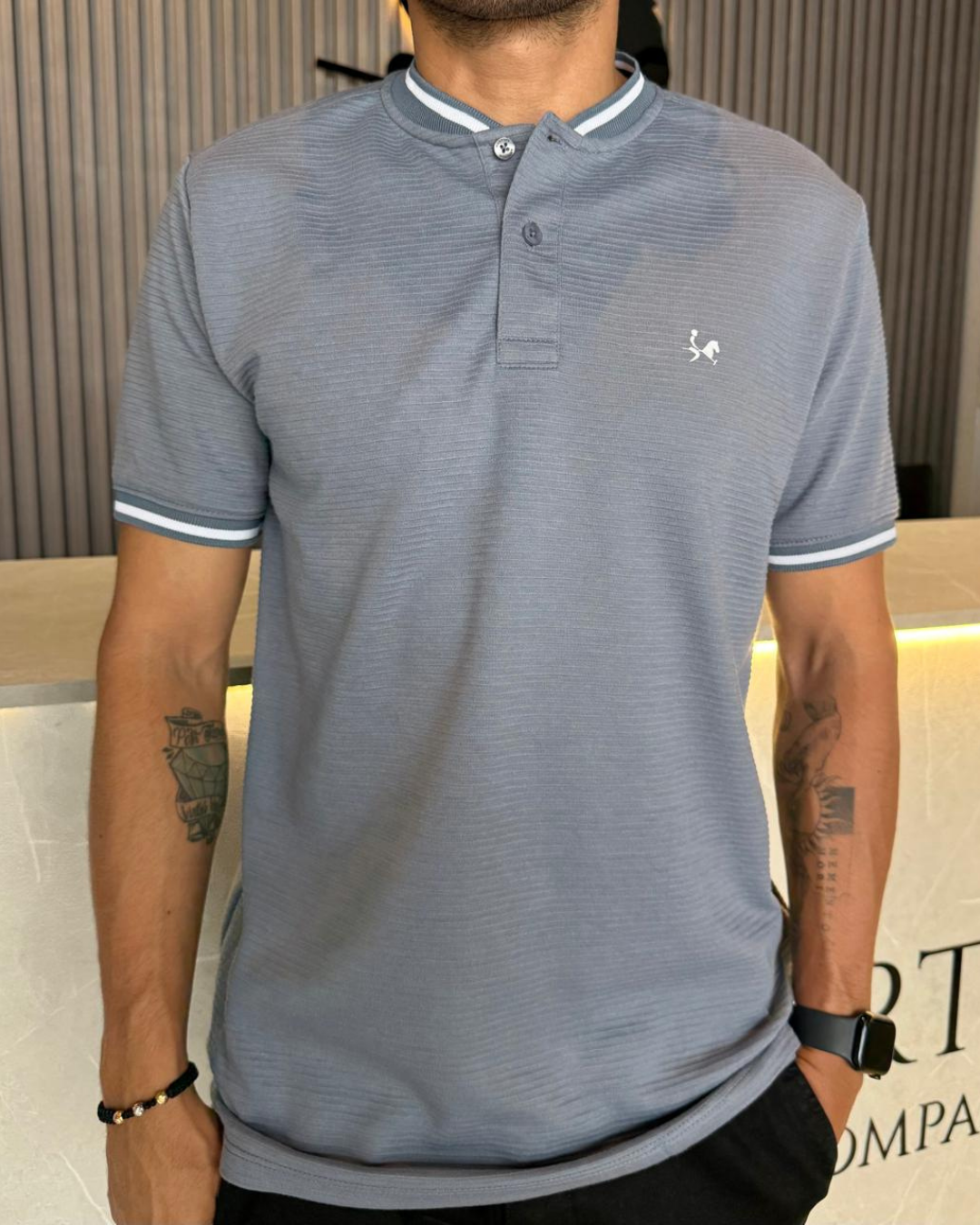 Camiseta polo para Hombre Florida Ref 1031. Gris