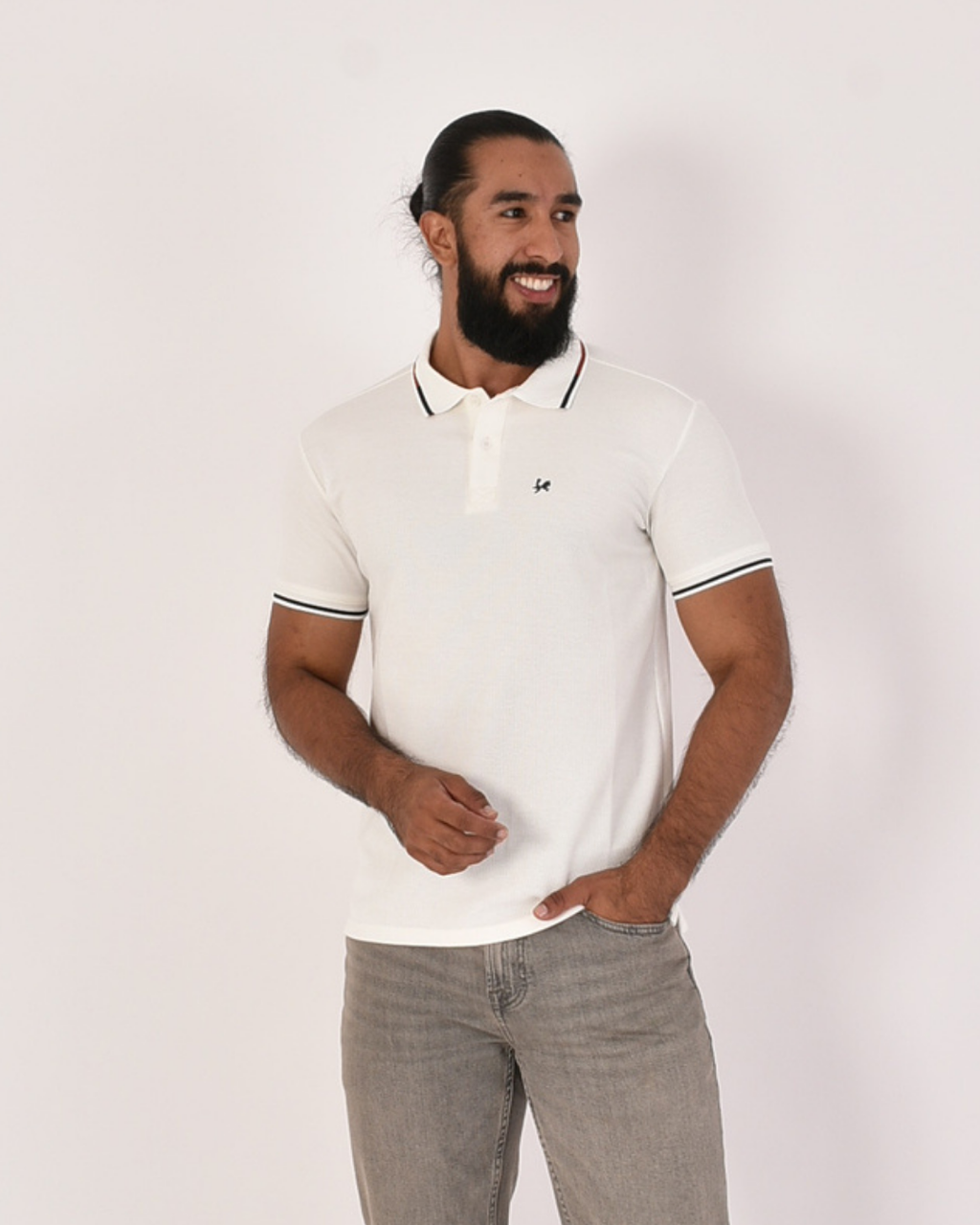 Camiseta polo para Hombre Valencia Ref. 1021 Beige
