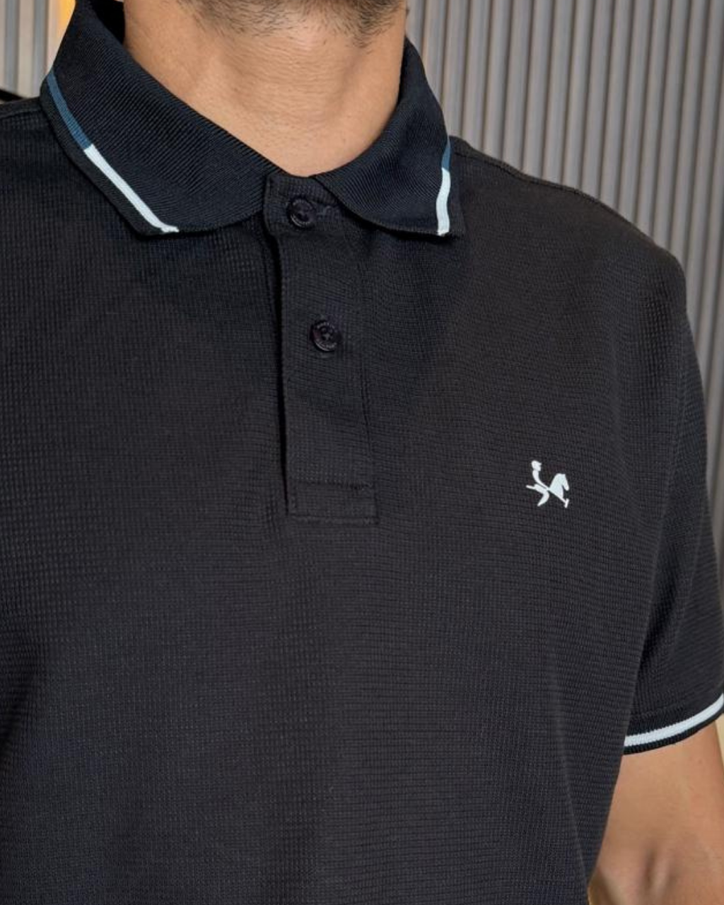Camiseta polo para Hombre Valencia Ref. 1021 Negro