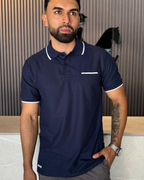 Camiseta Polo para Hombre- Praga Ref. 1019 Azul Oscuro