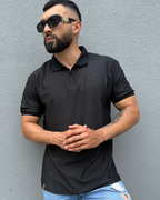 Camiseta Polo para Hombre Sidney Ref. - 1033 Negro — vista frontal — Martin's Company