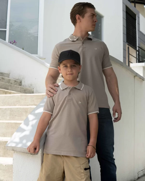 Camiseta Polo Clásico para Hombre Ref. – 1009 Camel