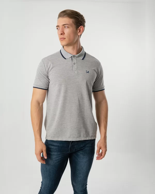 Polo Clásico para Hombre Ref. 1009 – Gris